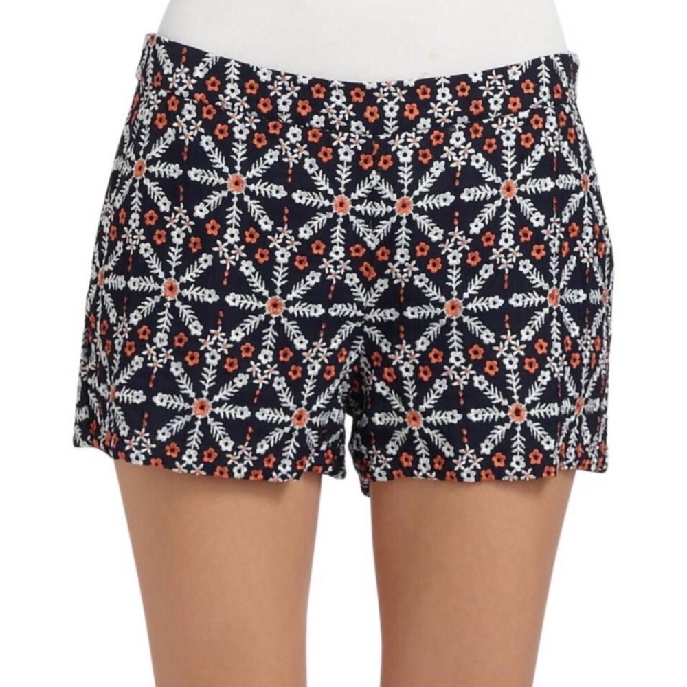 Joie Jacobella Embroidered Shorts